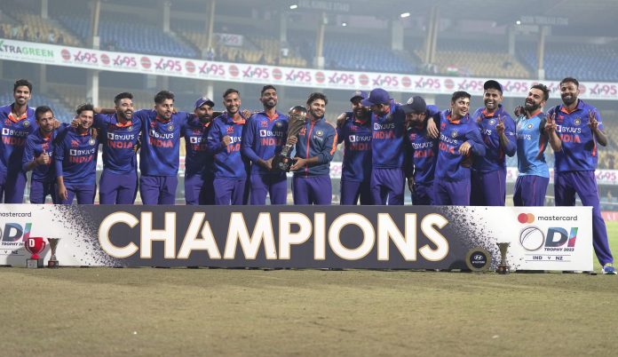 India whitewashed New Zealand and topped the ODI rankings