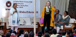 Hillary Clinton visits Gujarat, announces $50 million Global Climate Resilience Fund