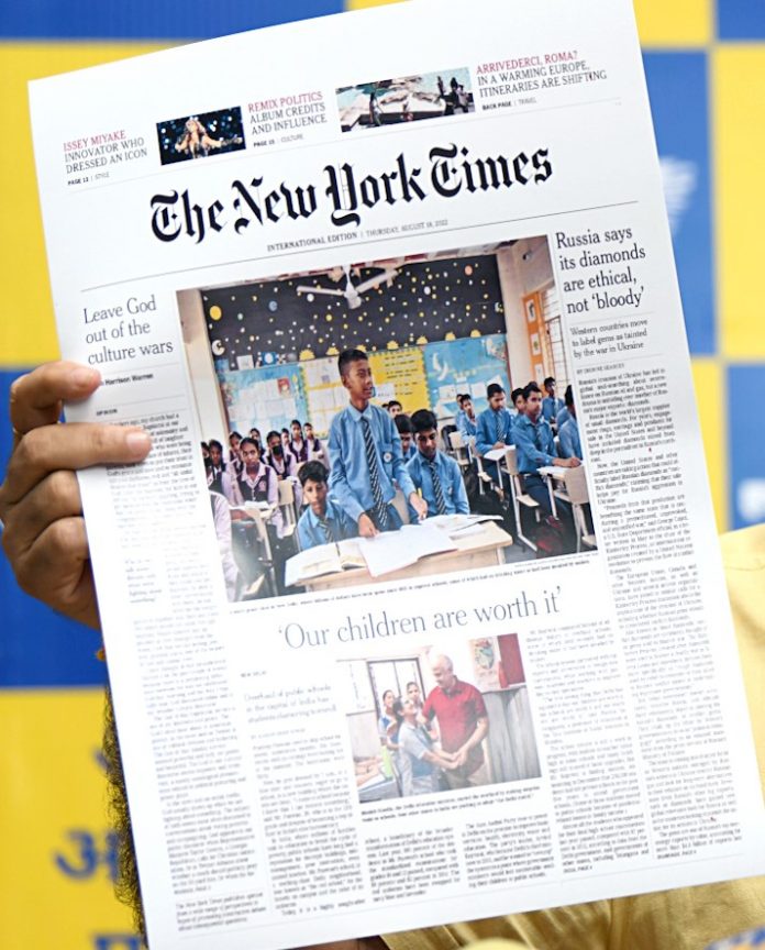 Controversy over objectionable article on Kashmir in New York Times