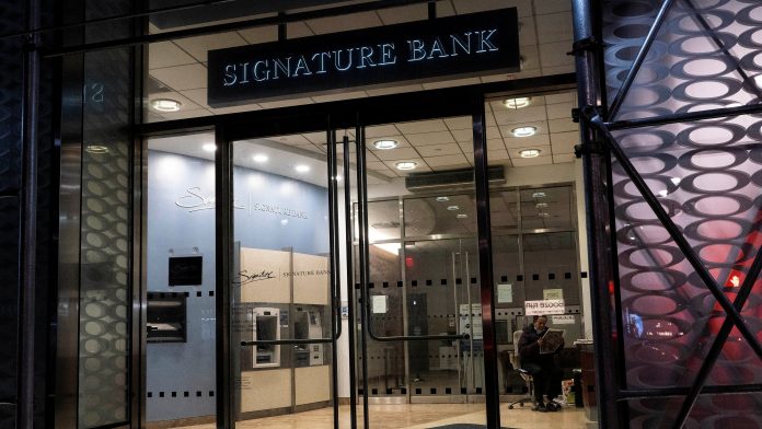 Collapse of Signature Bank after Silicon Valley Bank in America