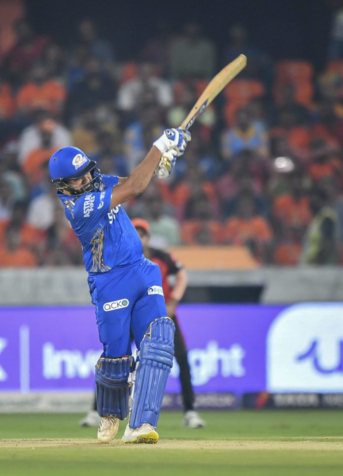 Rohit Sharma's Indian record for most sixes in IPL