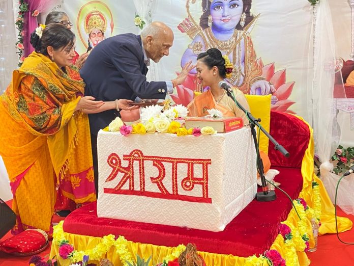 Shri Ram Katha conducted by Shri Chandrakala Sakhi in London