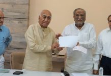 Donor Dinsha Patel for Sports Complex in Charuset Rs. 1.51 Crore Sankalp Donation