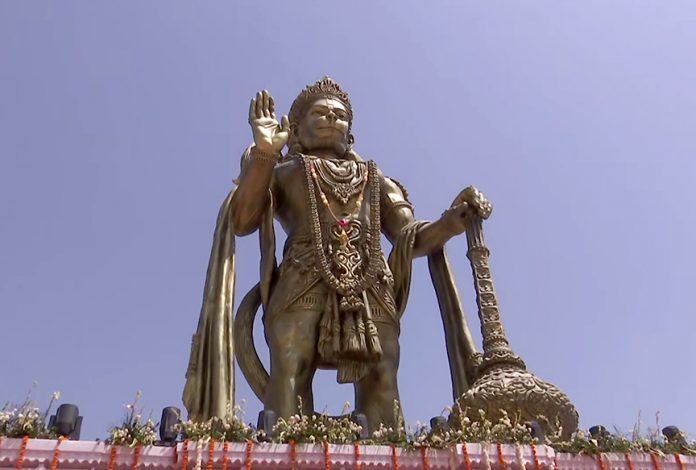 54 feet tall Hanuman idol unveiled in Salangpur