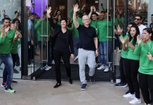 Apple opened its first store in India in Mumbai