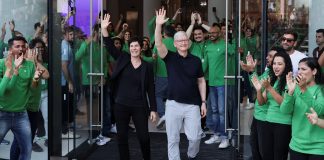 Apple opened its first store in India in Mumbai