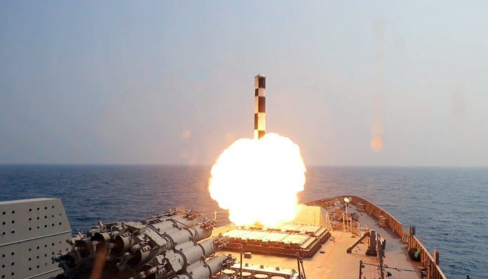 India successfully test-fired Naval Ballistic Missile Defense System