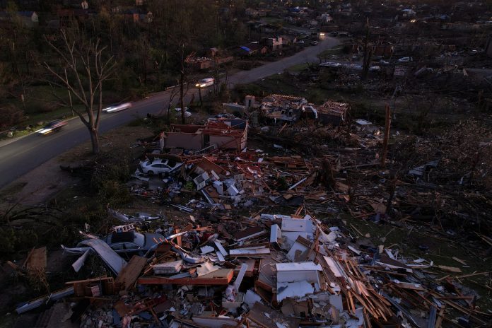 26 dead, heavy destruction due to devastating tornado in 8 states of America