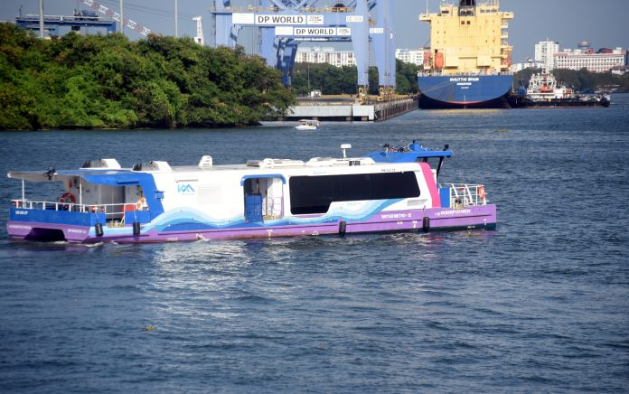 Launch of India's first water metro service in Kerala