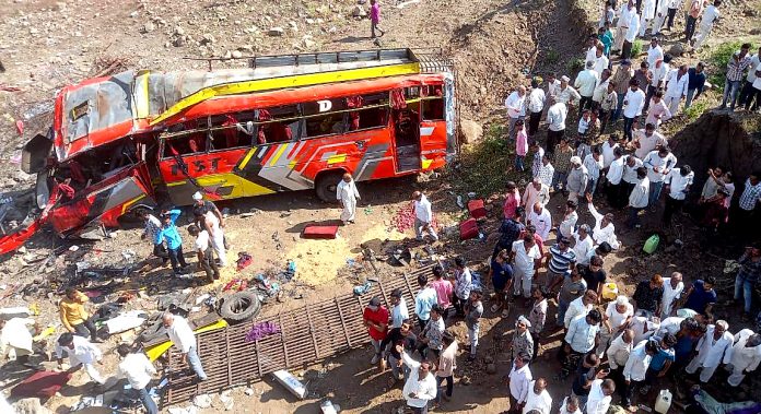 22 killed as passenger bus falls from bridge in Madhya Pradesh