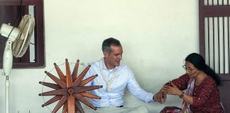 US Ambassador Garcetti visited Sabarmati Ashram