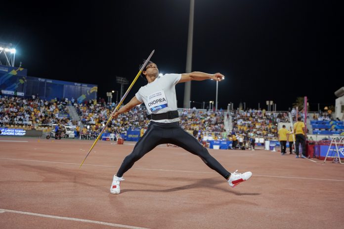 gold medal for India's Neeraj Chopra in the Doha Diamond League