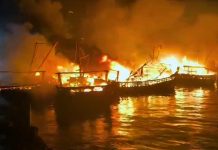 વિશાખાપટ્ટનમ બંદર પર ભીષણ આગથી 25 બોટ બળીને ખાખ
