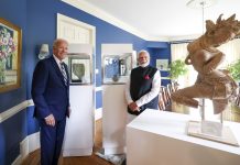 અમેરિકાએ ભારતને 297 પ્રાચીન કલાકૃતિઓ પરત કરી