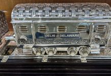 મોદીએ બાઇડનને ‘દિલ્હી-ડેલાવેર’ સિલ્વર ટ્રેન ભેટમાં આપી