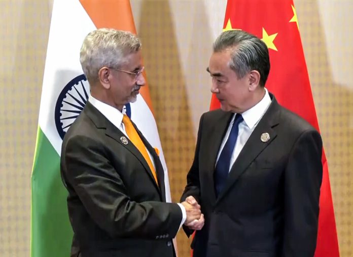 S Jaishankar holds a meeting with Foreign Minister of China Wang Yi