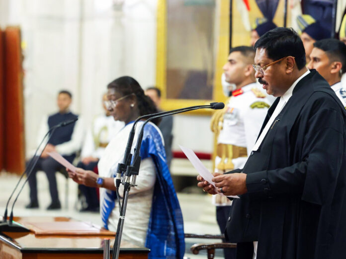 Justice BR Gavai swore in as the 52nd Chief Justice of India