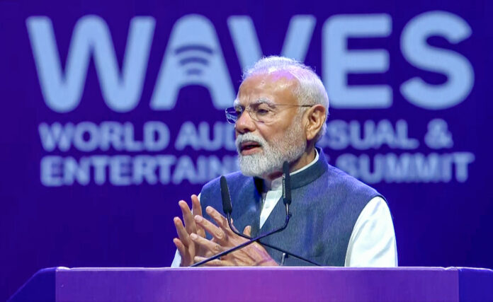 PM Modi inaugurates World Audio Visual and Entertainment Summit (WAVES) 2025