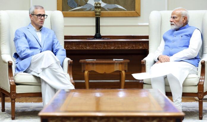 J&K CM Omar Abdullah meets PM Modi