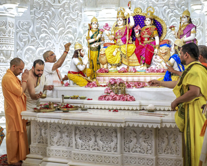 Consecration ceremony of Shri Ram Darbar