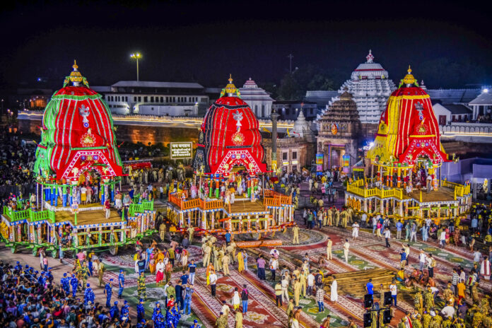 Eve of Rath Yatra in Puri