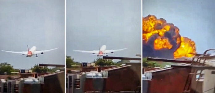 Plane crashed near Ahmedabad airport