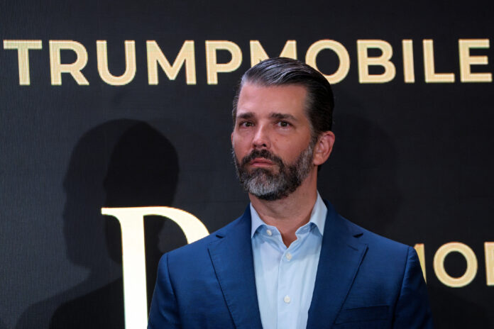 Donald Trump Jr. attends a media event at Trump Tower in New York City