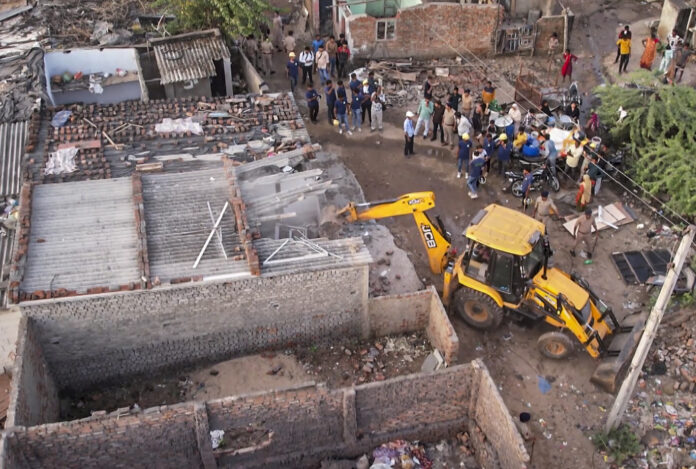 Demolition drive in Gandhinagar