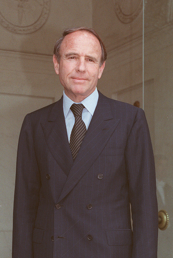 Prince Sadruddin Aga Khan poses for phot