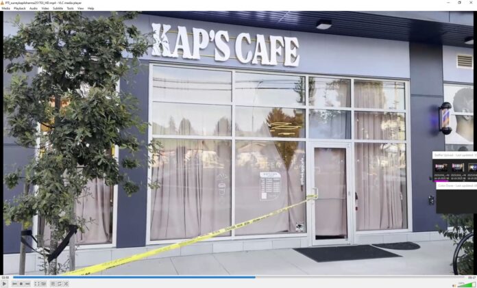 Attack on Kap's Cafe in Canada