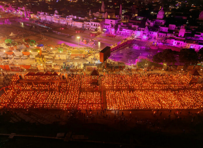Ayodhya is once again poised to make history during this year’s Diwali celebrations, with representatives from the Guinness World Records team already on site