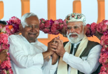 બિહારમાં નીતિશ-મોદીનો પ્રચંડ વિજય