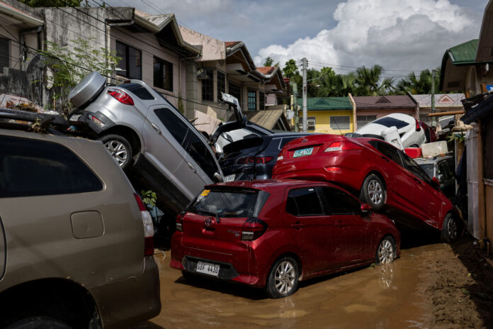 Aftermath of Typhoon Kalmaegi in Cebu, Philippines