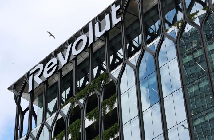 FILE PHOTO: The Revolut global headquarters in Canary Wharf