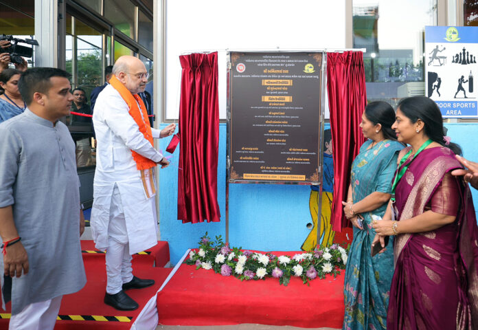 Amit Shah inaugurates a sports complex