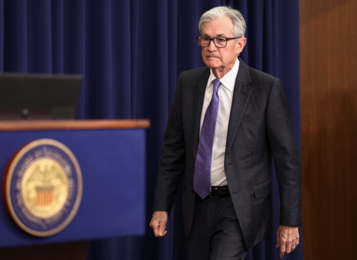 U.S. Federal Reserve Chair Powell holds a press conference, at the U.S. Federal Reserve in Washington