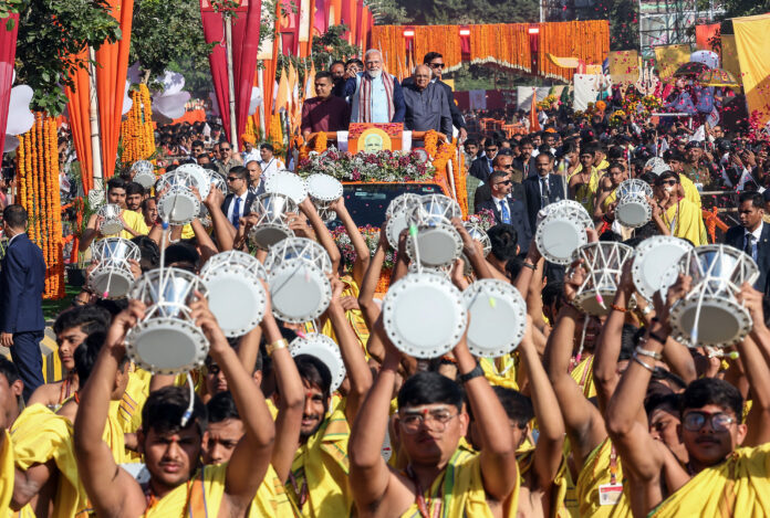 PM Modi holds 'Shaurya Yatra' in Somnath