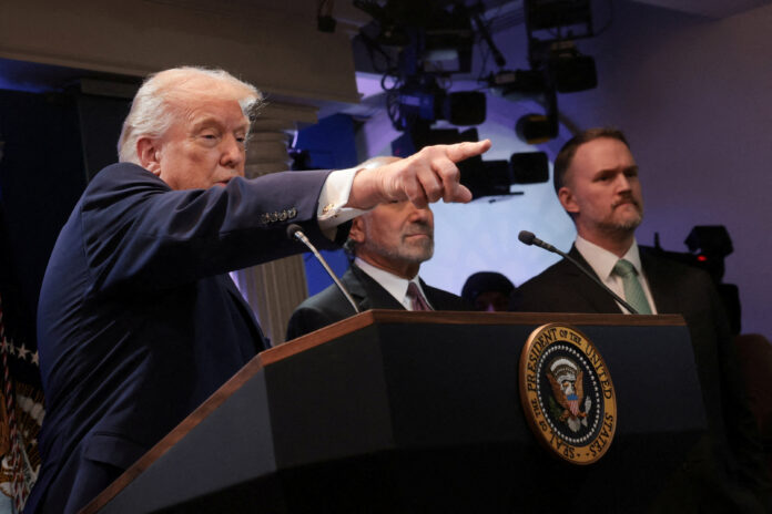 Press briefing at the White House