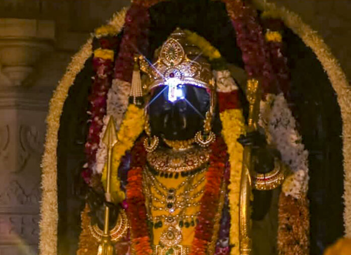 અયોધ્યામાં રામલલાના લલાટ પર સૂર્યતિલક સાથે રામનવમીની ભવ્ય ઉજવણી રામનવમી